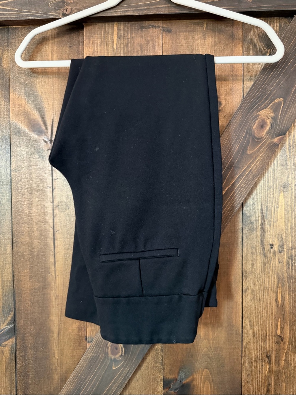 Express Black Dress Pants with Subtle Stitching Detail